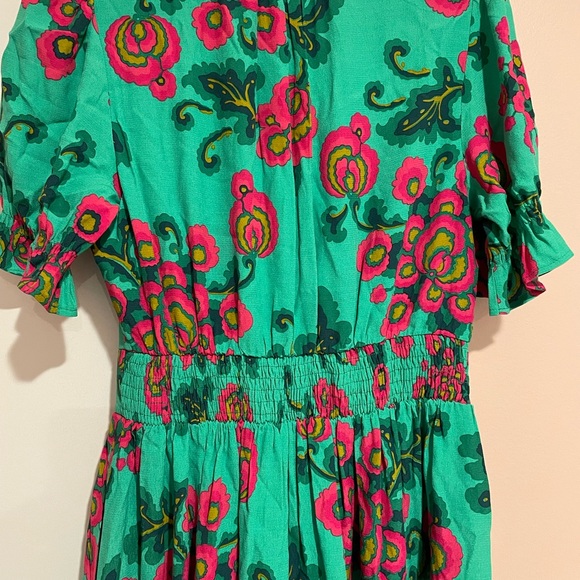 π· New NWT Tessa maxi dress green floral US 2 - Picture 4 of 6